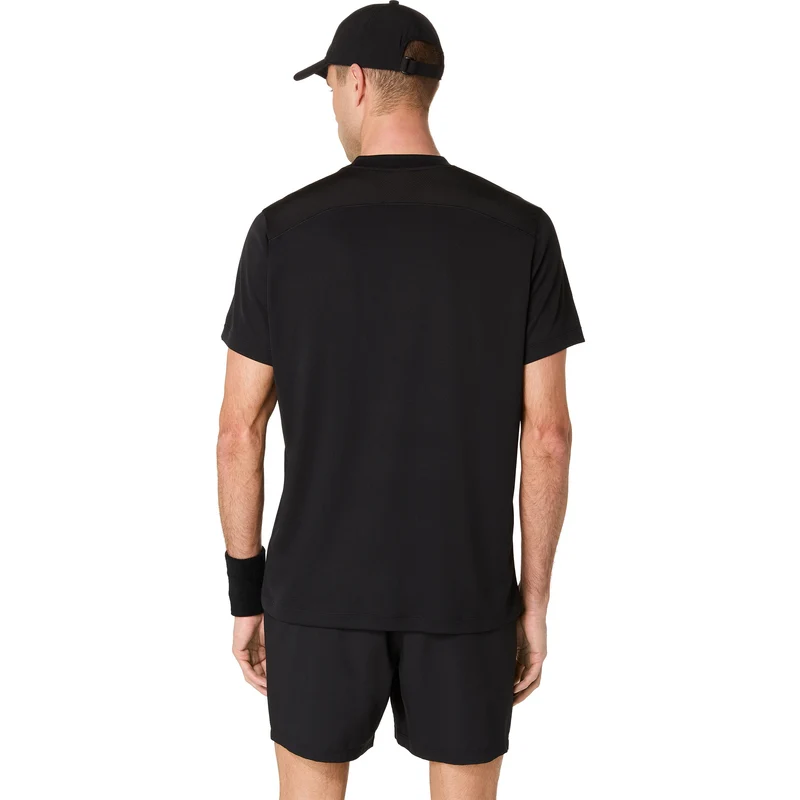 Court T-Shirt Herren-Schwarz