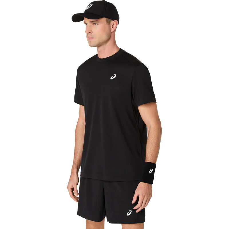 Court T-Shirt Herren-Schwarz
