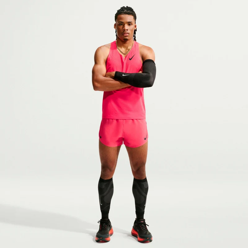 AeroSwift Laufshorts Herren - rot, schwarz