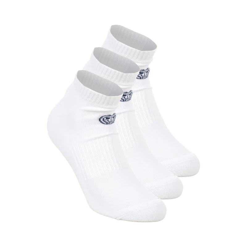 Crew Performance Tennis Socks 3 Pack -white