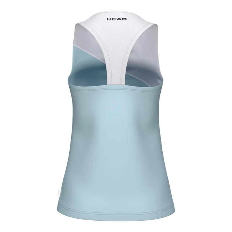 Spirit Tank-Top Damen - hellblau, weiß