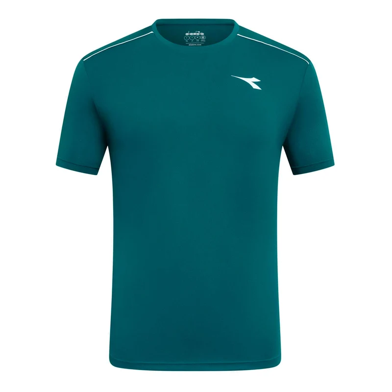 Court T-Shirt Herren-dunkelgrün