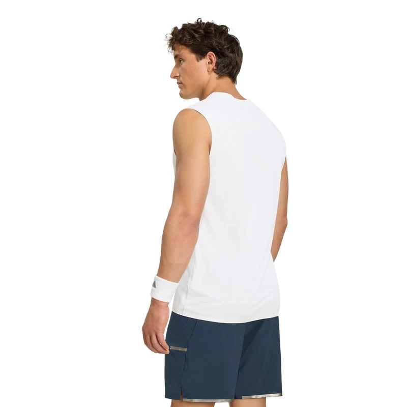 Climacool Tank-Top Herren - weiß, silber