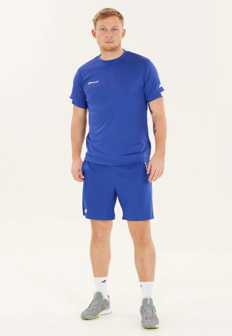 Babolat Play Crew Neck Tee (Men, Sodalite Blue)