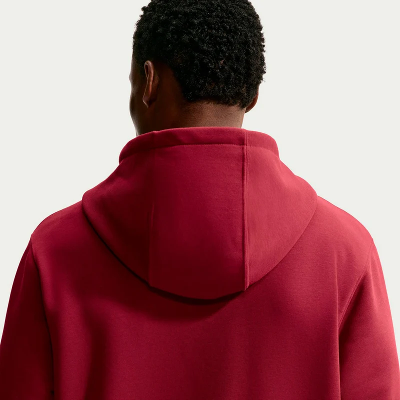 Court Hoody Herren - weinrot, creme