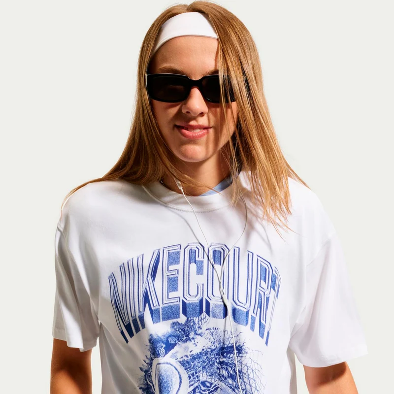 Court Slam T-Shirt Damen - weiß