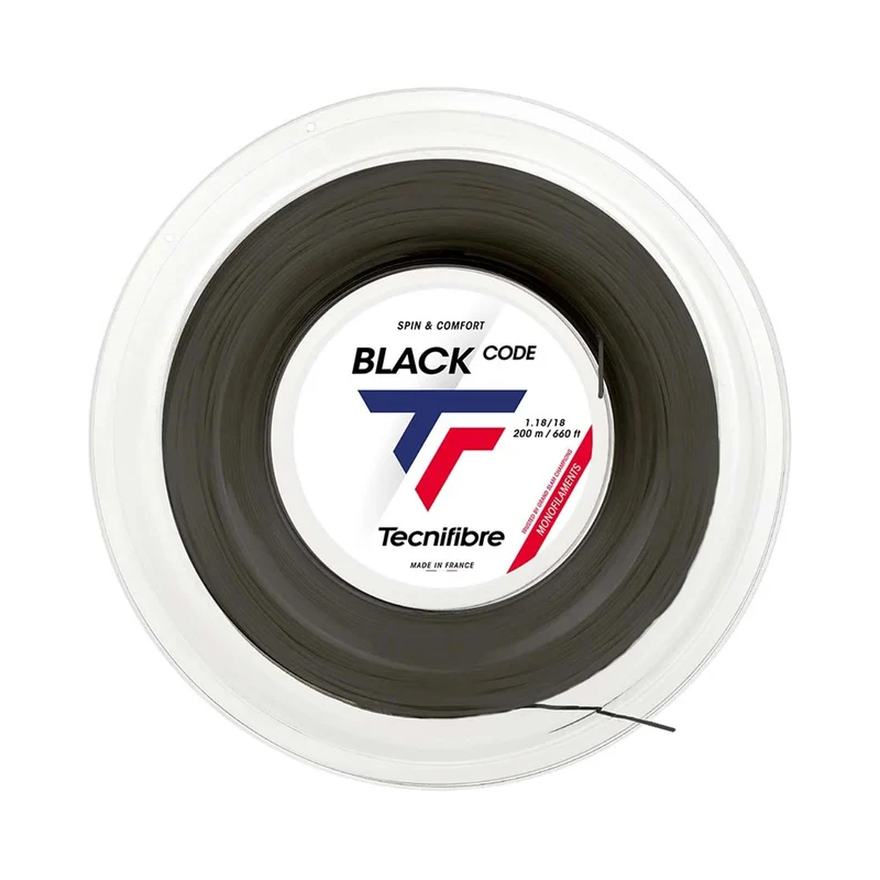 Black Code 200m Saitenrolle-Schwarz