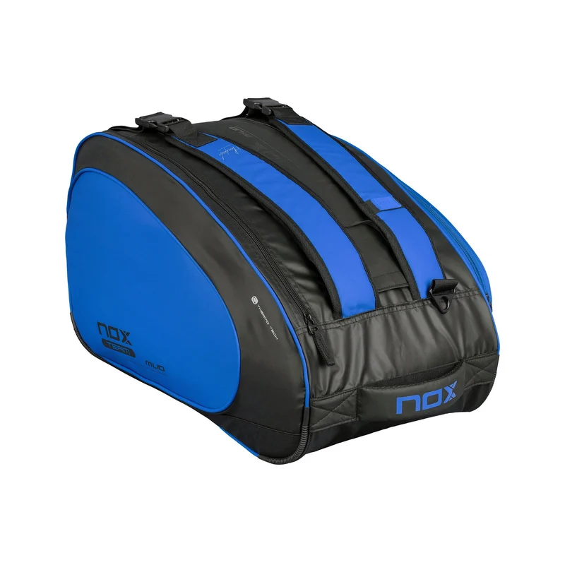 ML10 Team Padelschlägertasche -schwarz, blau