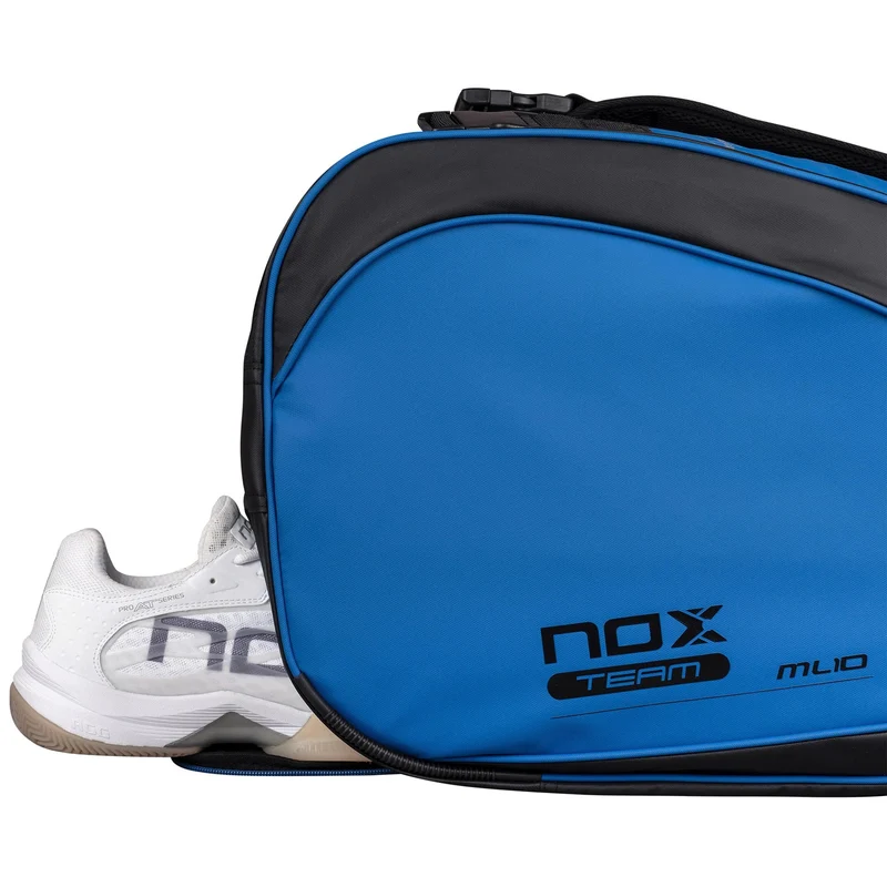 ML10 Team Padelschlägertasche -schwarz, blau