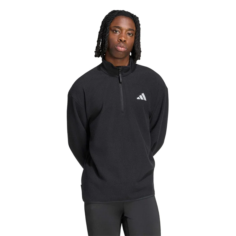 adi365 Winterized Laufshirt Herren - schwarz