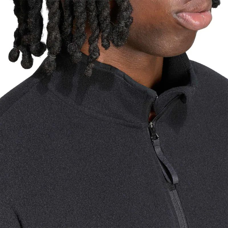 adi365 Winterized Laufshirt Herren - schwarz