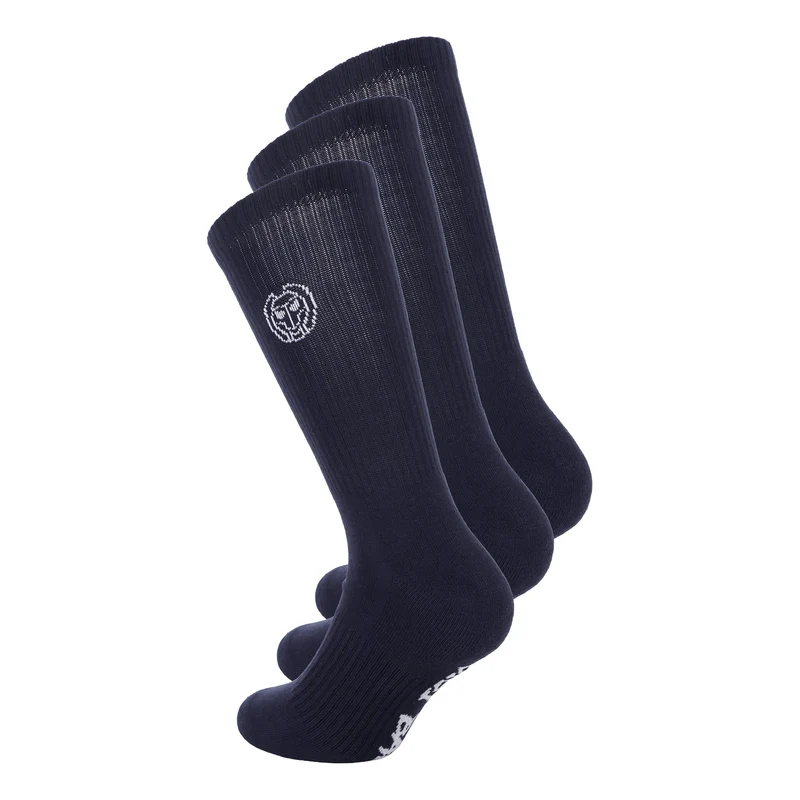 Crew Performance Tennis Socks 3 Pack -dark blue