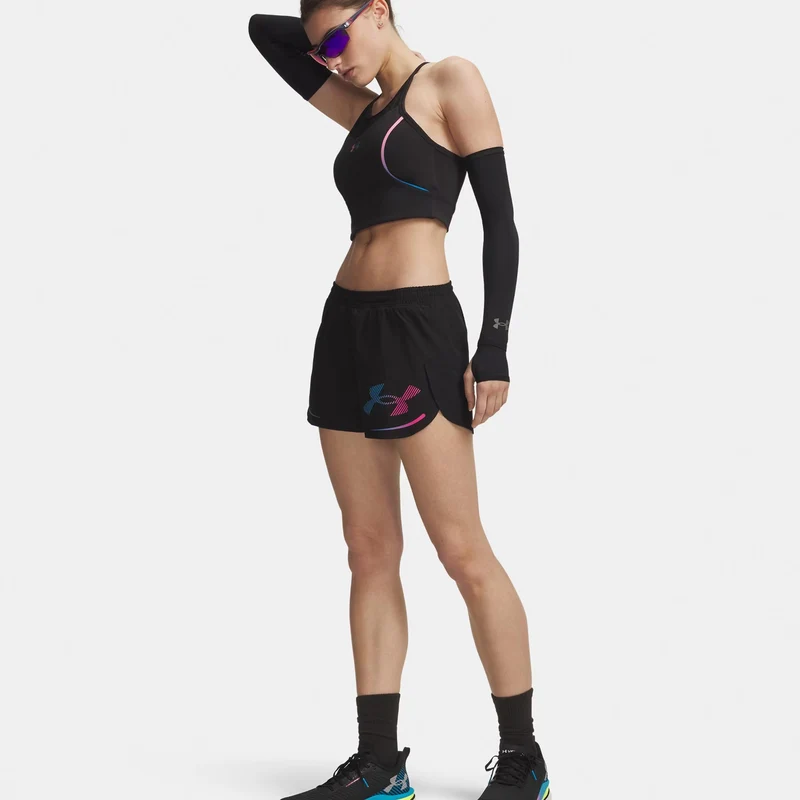 Velociti Elite Laufshorts Damen-mint, orange