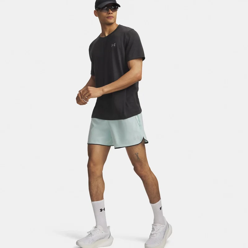 Velociti Pro 5in Laufshorts Herren - mint, silber
