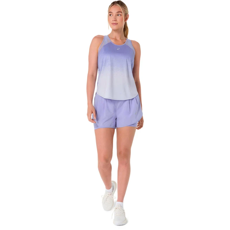 Road Fade Laufshirt Damen-blau