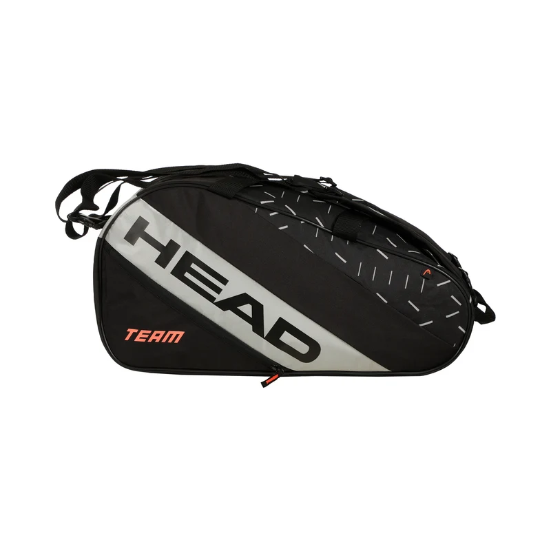 Team Padel Bag L Padelschlägertasche-Schwarz,Silber