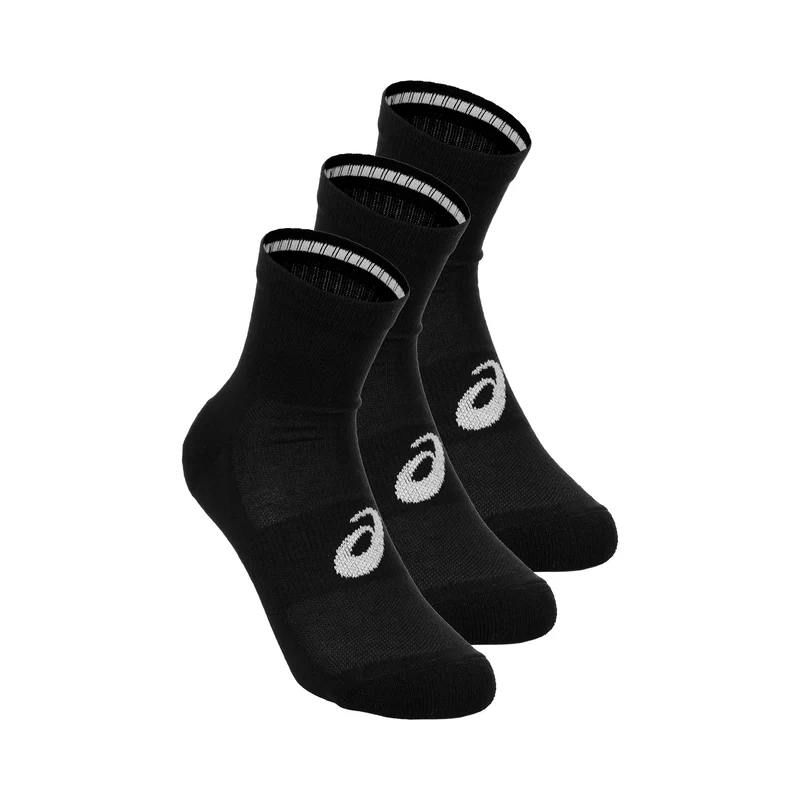 Tennissocken - 3er Pack Unisex-schwarz