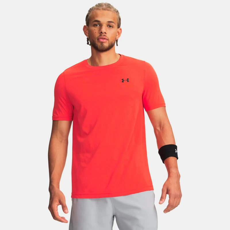 Vanish Seamless T-Shirt Herren-rot, schwarz