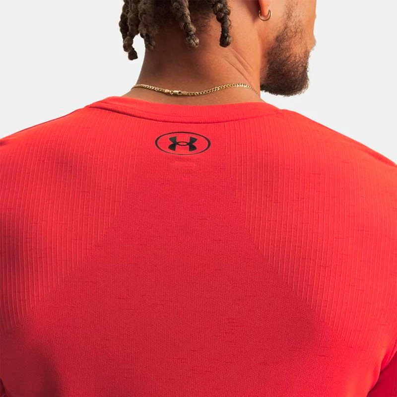 Vanish Seamless T-Shirt Herren-rot, schwarz