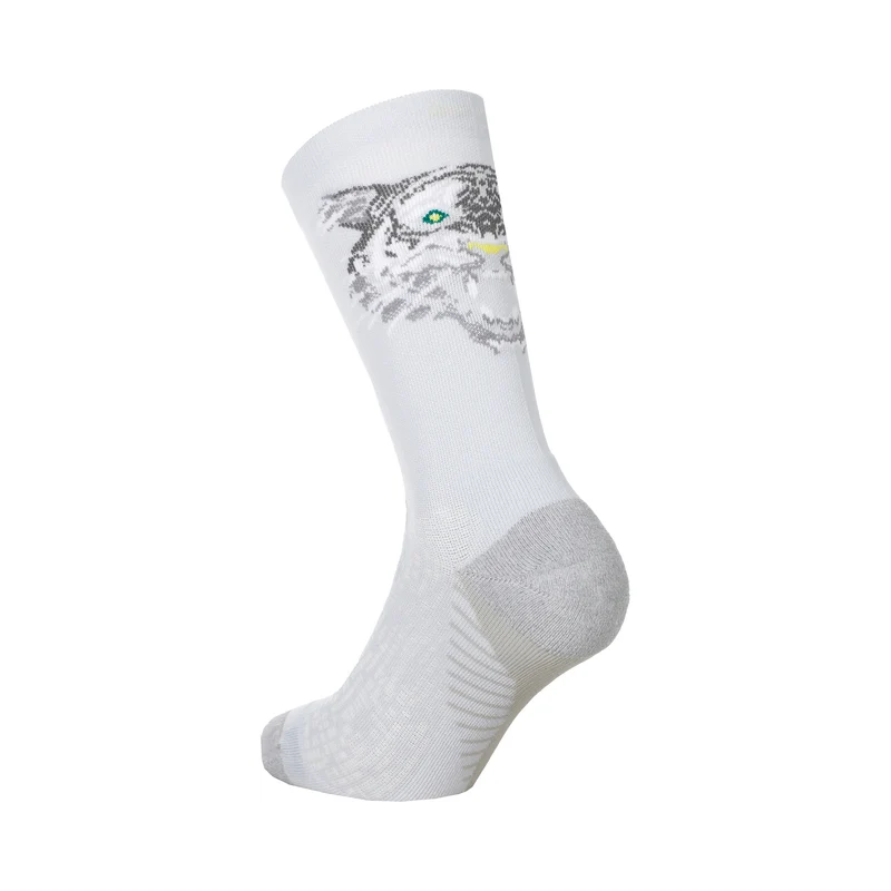Performance Run Crew Laufsocken - weiß, gelb