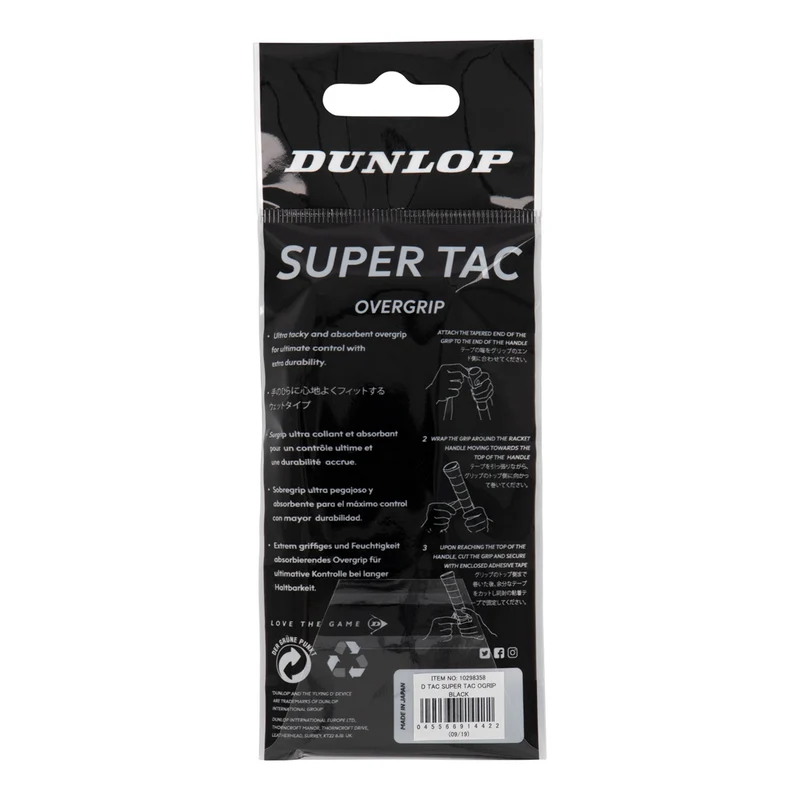 Super Tac 1er Pack-Schwarz