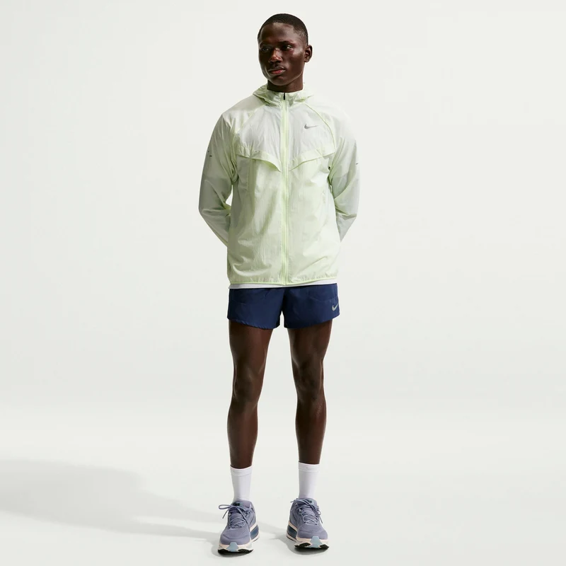 STRIDE 5IN Laufshorts Herren - dunkelblau, silber