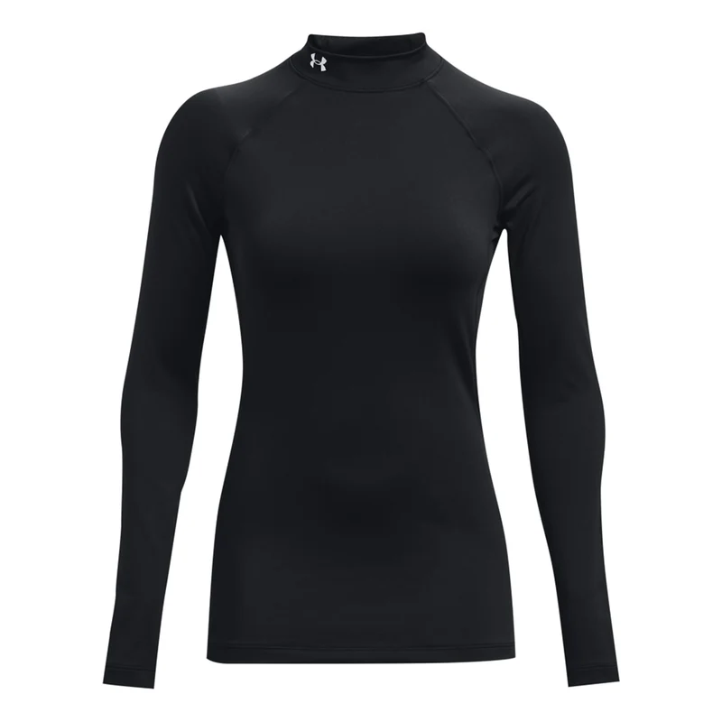 Coldgear Authentics Mockneck Longsleeve Damen-Schwarz