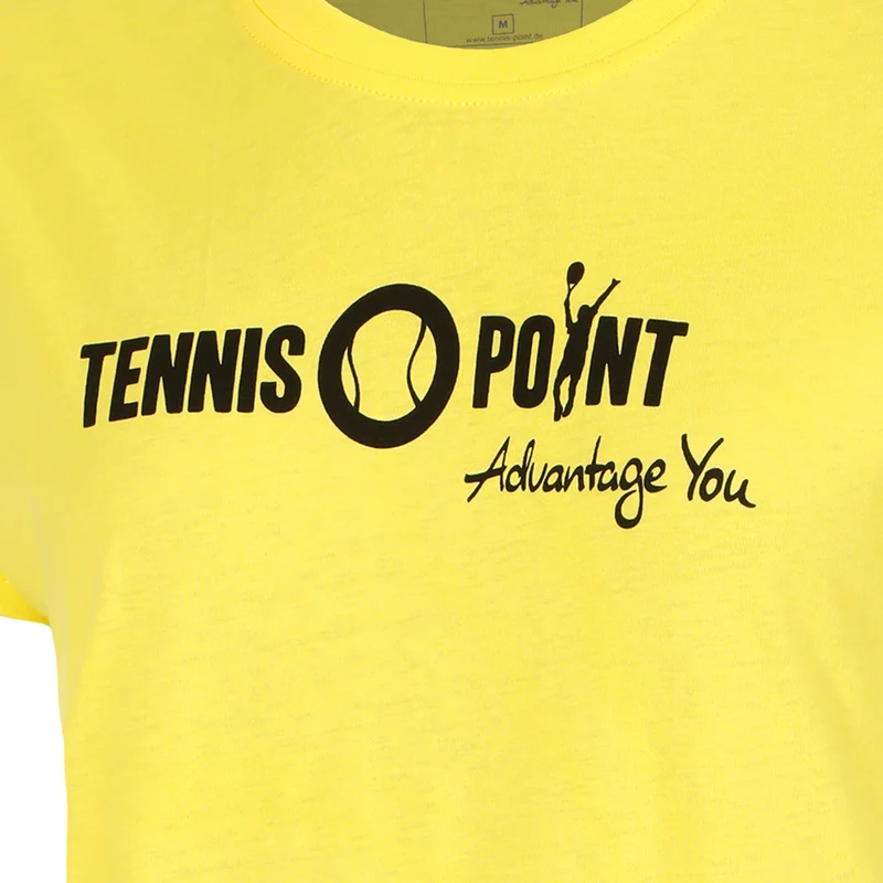 Team Yellow T-Shirt Damen-Gelb,Schwarz