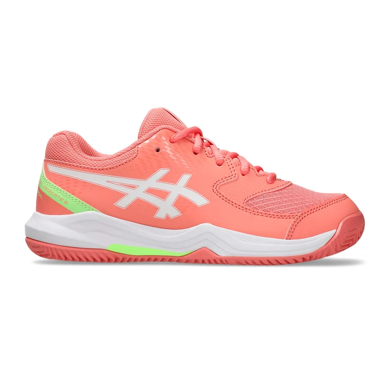 GEL-DEDICATE 8 PADEL GS Padelschuh Kinder-koralle, weiß