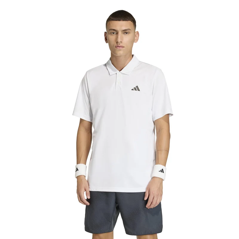 Club Graphic Polo Herren-weiß