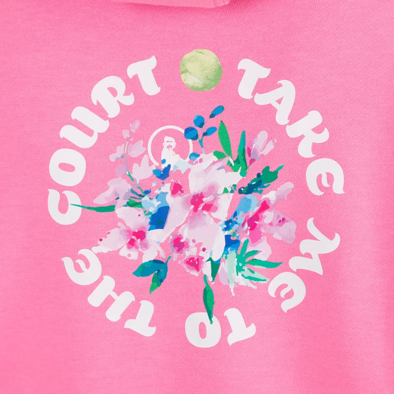 Crush TMTTC Hoody Mädchen-pink, weiß
