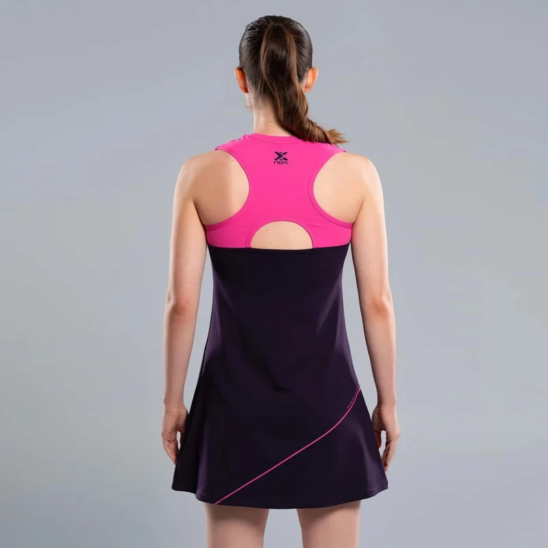 Kleid Damen-schwarz,pink