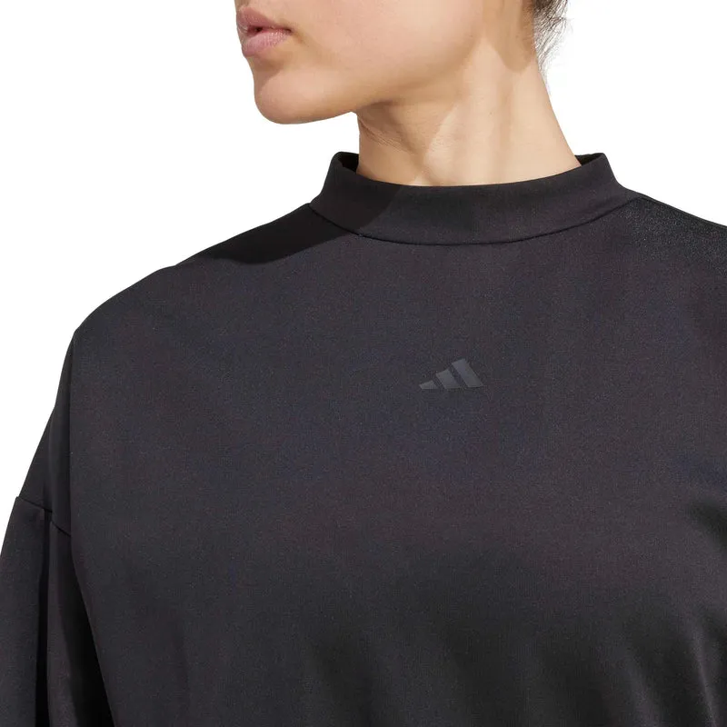 Motion Essentials Cover Sweatshirt Damen-schwarz