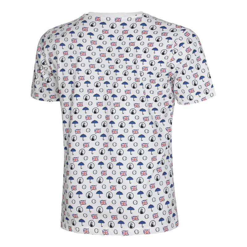 London Statement T-Shirt Herren-Weiß,Mehrfarbig