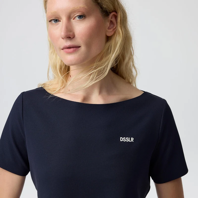 Top Layer T-Shirt Damen-Dunkelblau