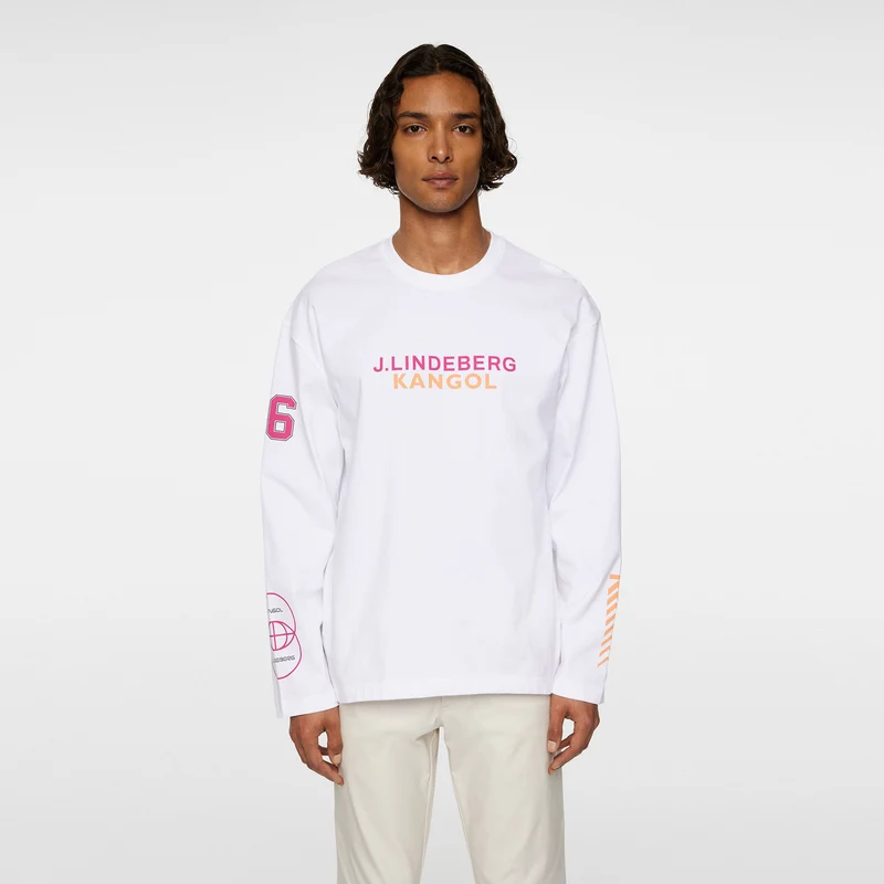 Kangol Davie Longsleeve Herren-Weiß