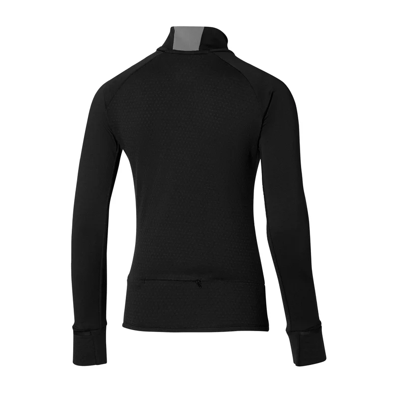 Warmalite Half-Zip Lauftop Damen-Schwarz,Schwarz