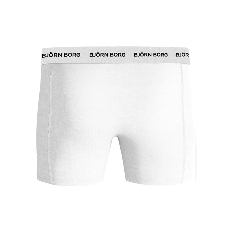 Cotton Stretch Boxer Short 3er Pack Herren - schwarz, mehrfarbig