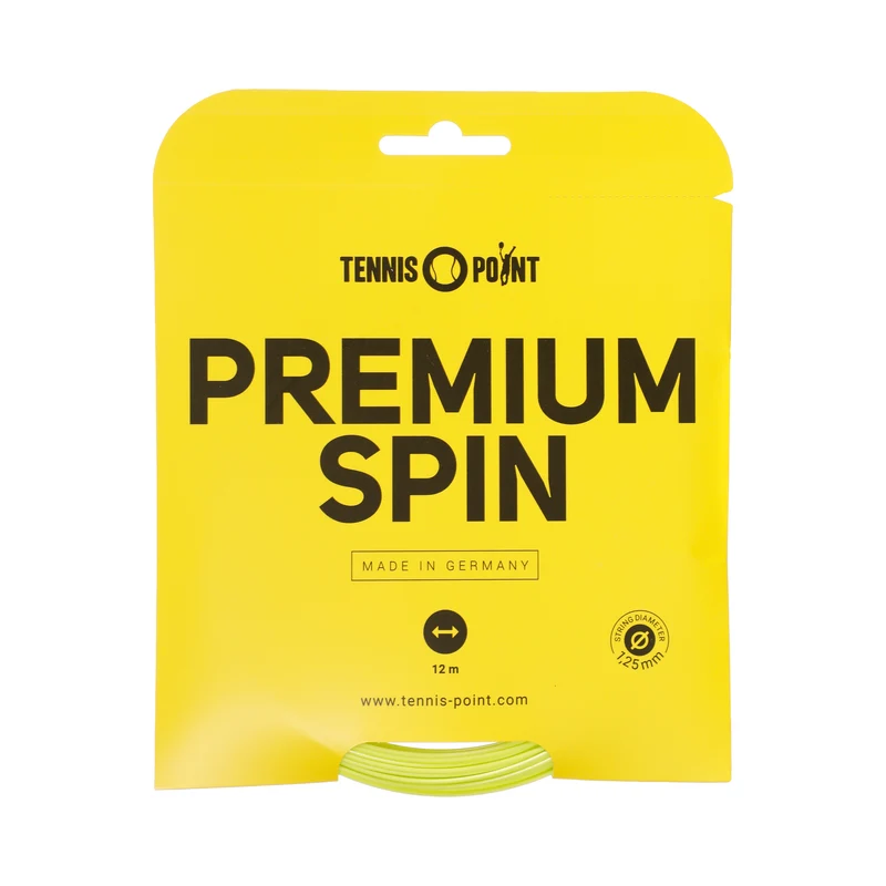 Premium Spin Saitenset 12m-Limette