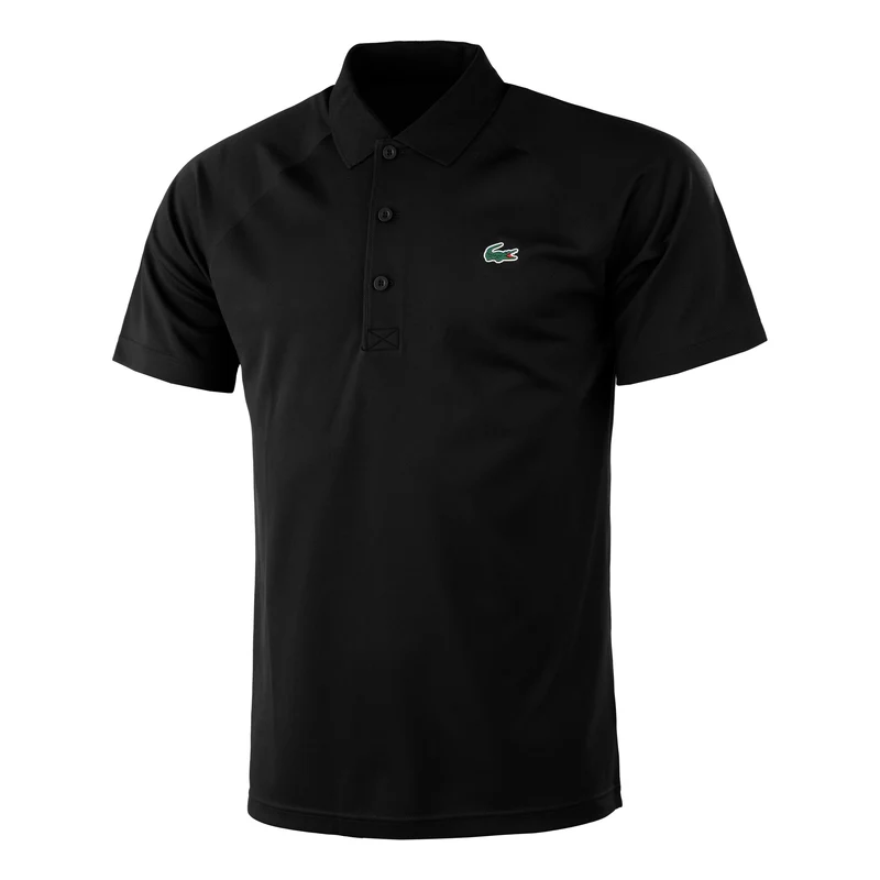 Tennis Polo Herren-Schwarz