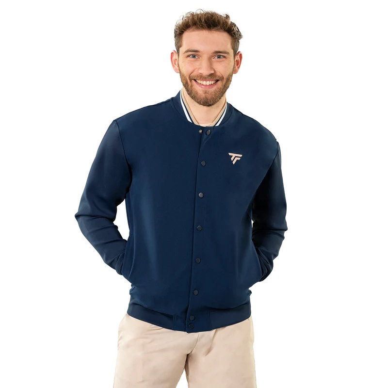 Tech Bomber Trainingsjacke Unisex-dunkelblau