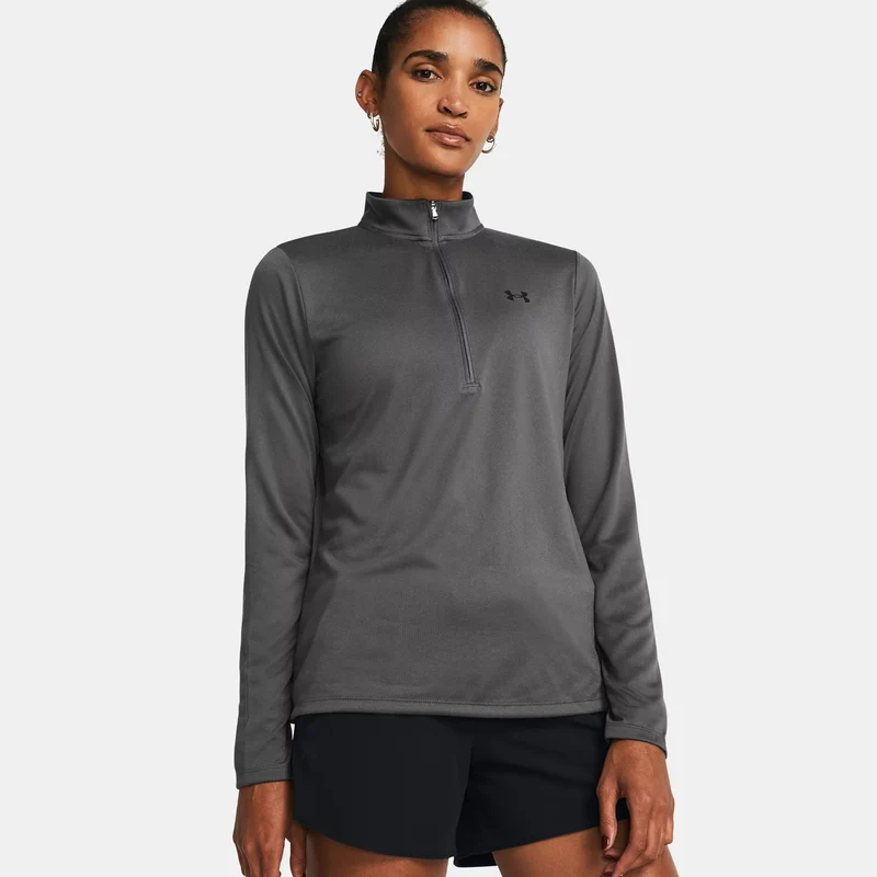 Tech 1/2 Zip Longsleeve Damen-Grau