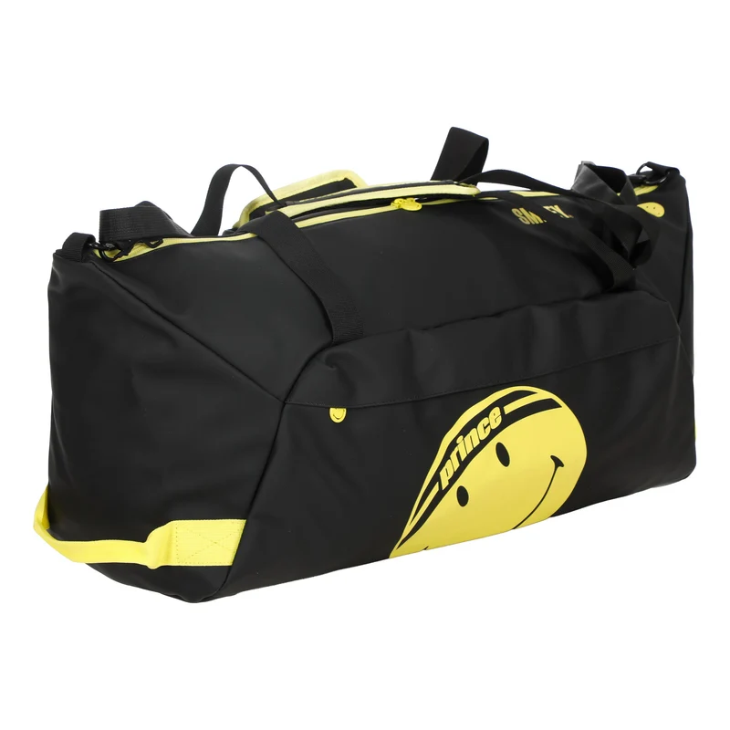 Smiley Sporttasche - schwarz