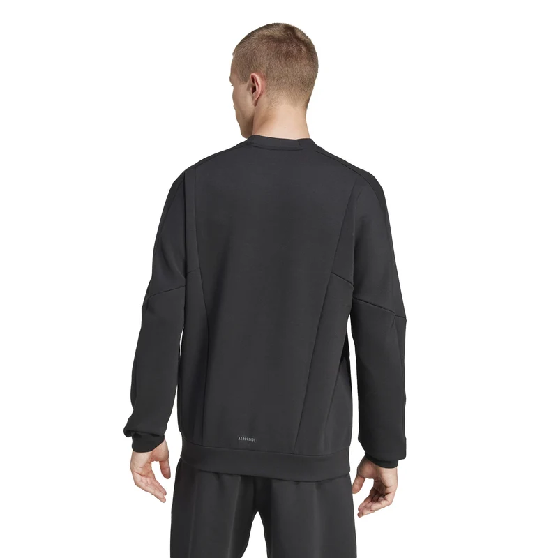 D4T Crew Sweatshirt Herren-Schwarz