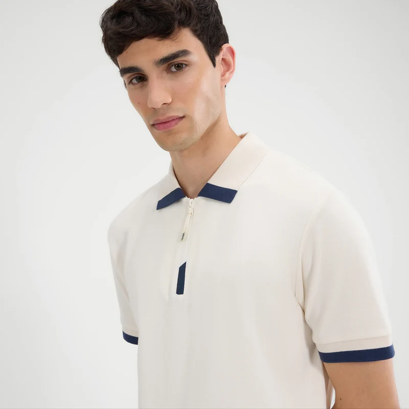 Kelvias Polo Herren-Creme