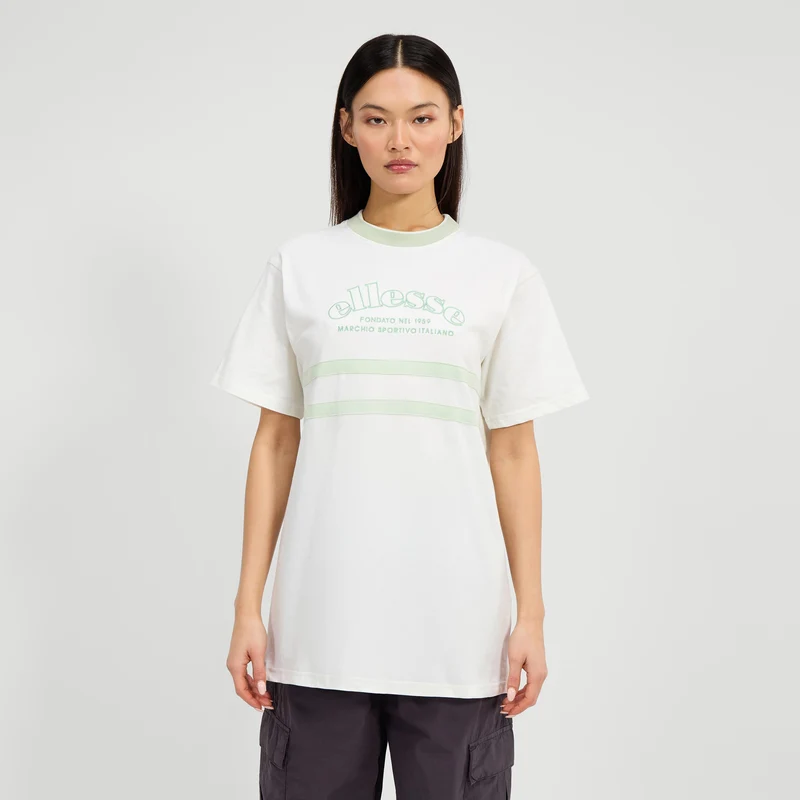 Thones T-Shirt Damen-Creme,Salbei