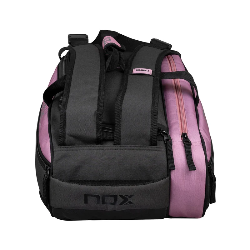 Padelschlägertasche-Grau,Pink