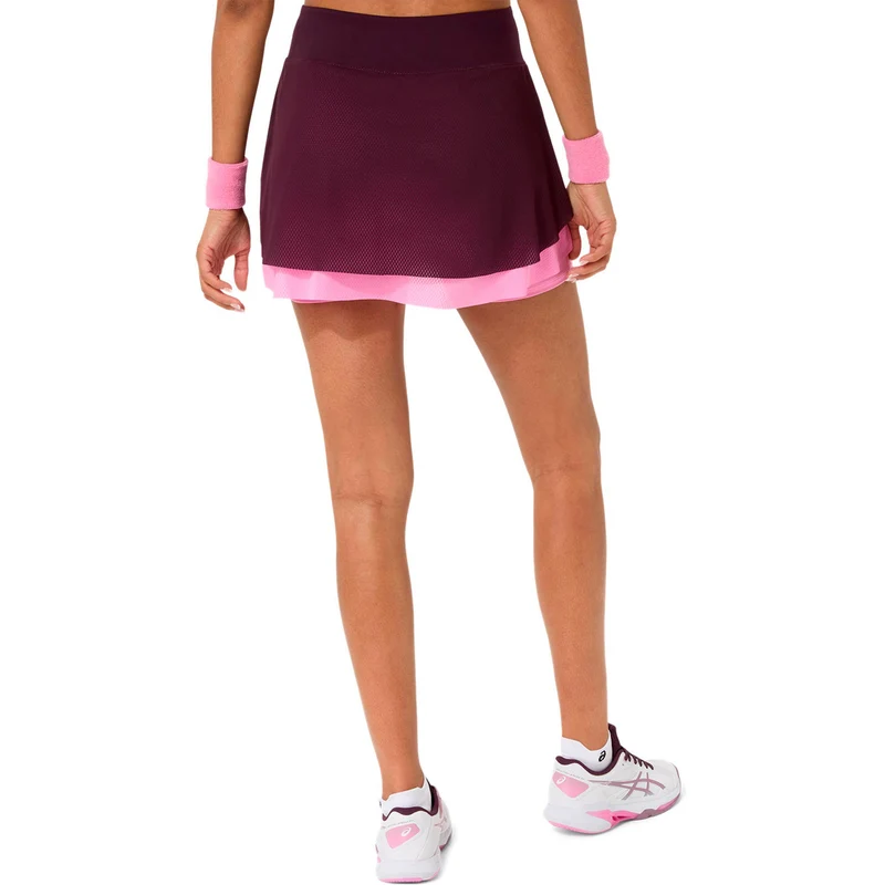 Match Mesh Rock Damen - weinrot, pink
