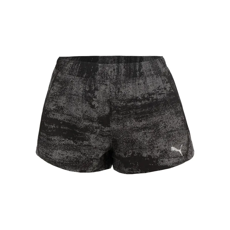 Velocity AOP 3in Laufshorts Damen - schwarz