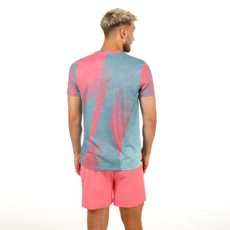 Freeze Out T-Shirt Herren - grau, pink